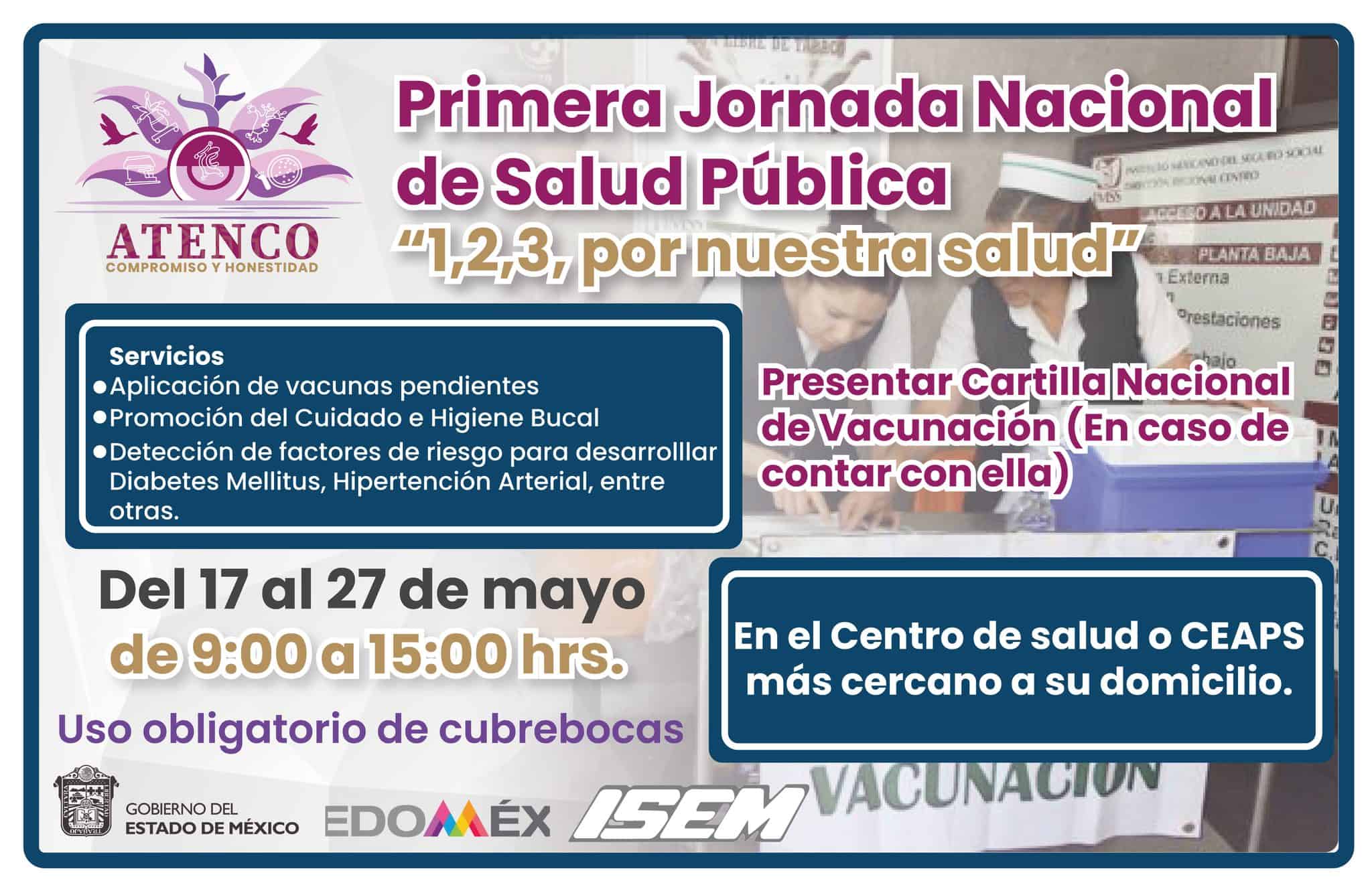 Primera Jornada Nacional de Salud Pública 1 2 3 por nuestra salud