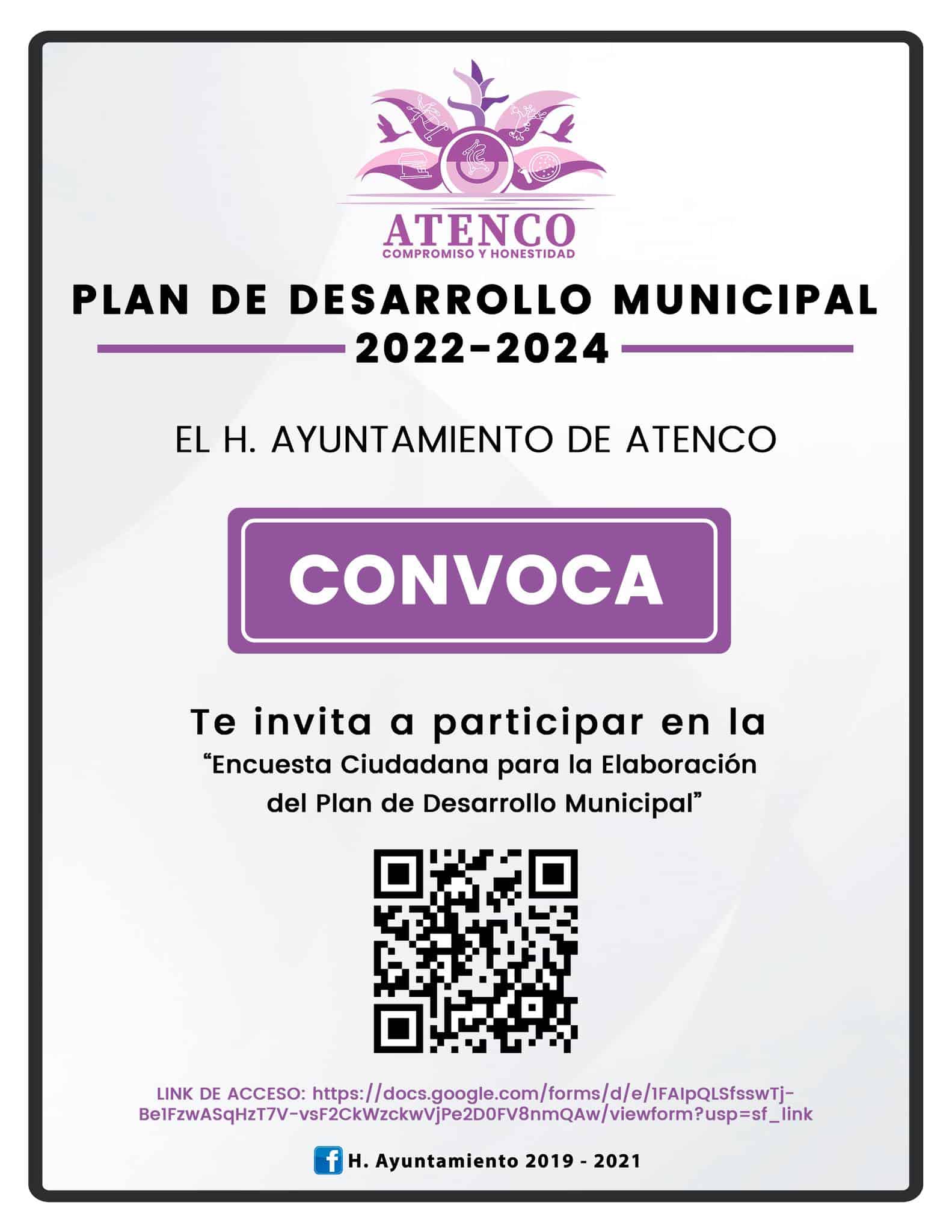 Encuesta Ciudadana Para La Elaboración Del Plan De Desarrollo Municipal