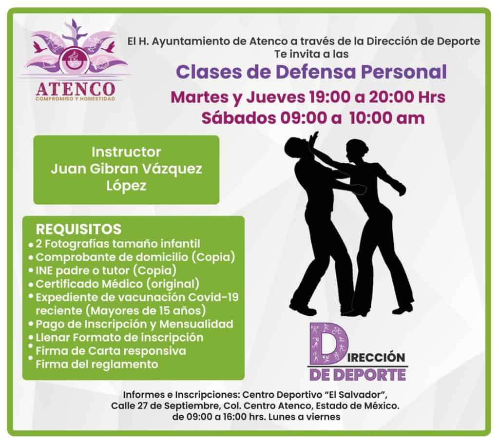 Clase de defensa personal para mujeres – Gobierno de Huactzinco